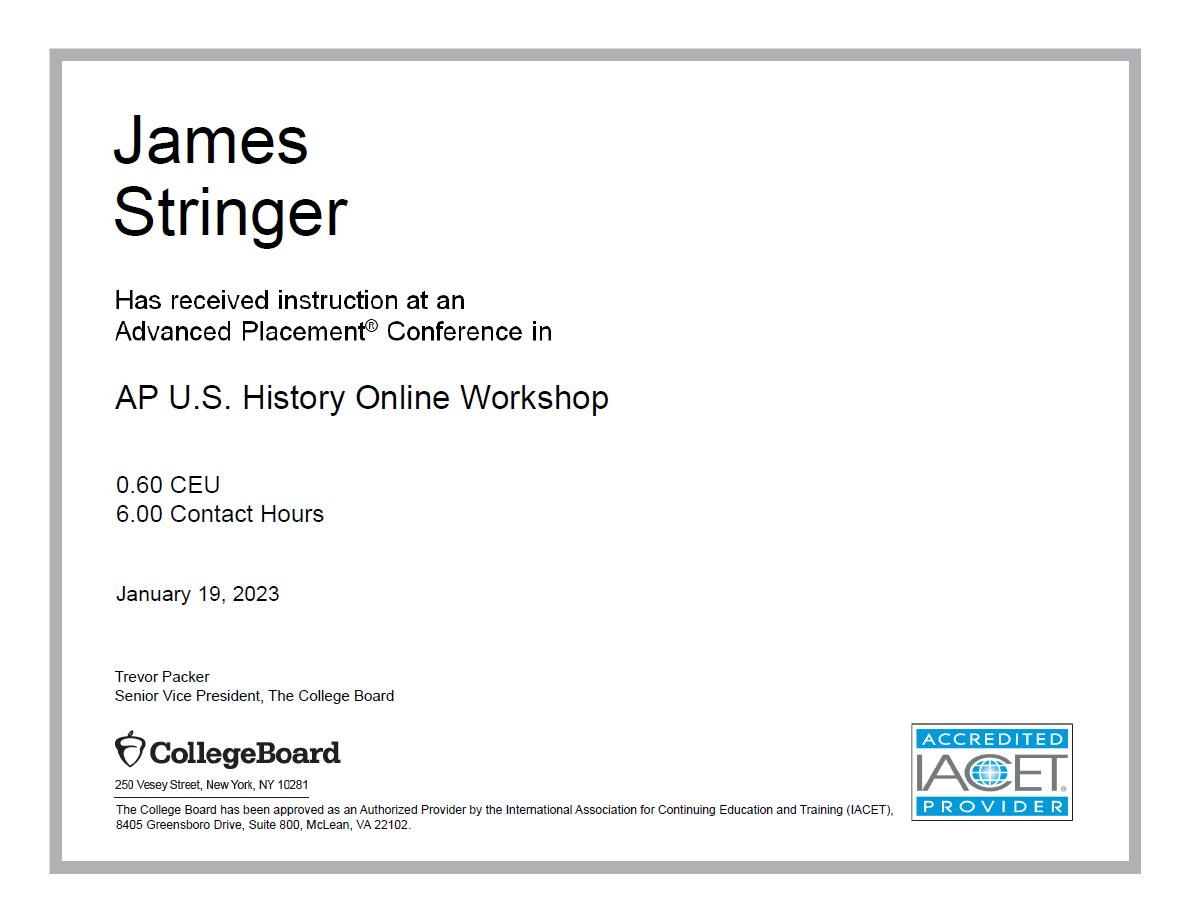 AP Credentials