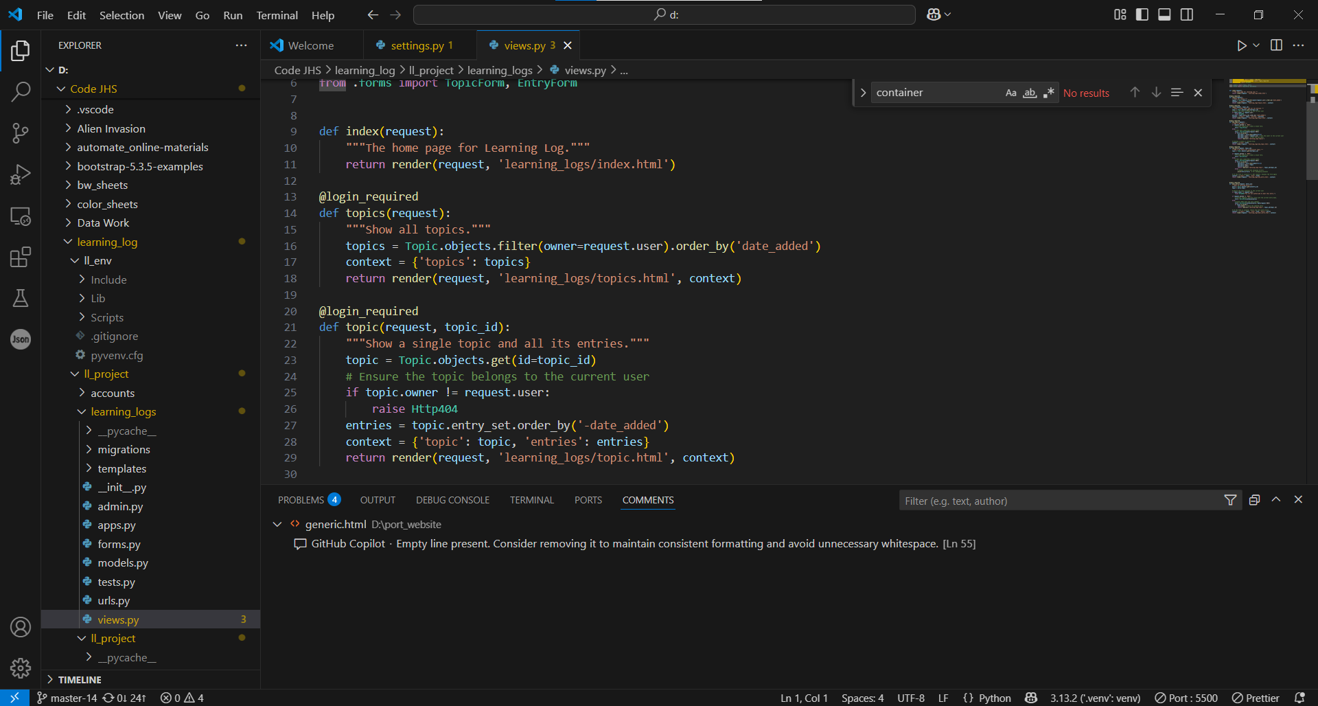 Python Development Projects