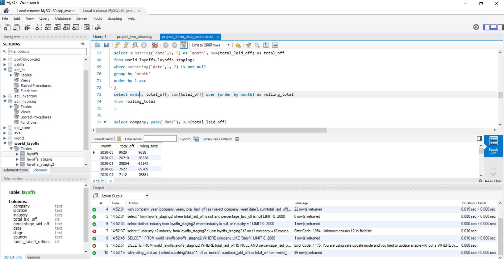 sql stuff